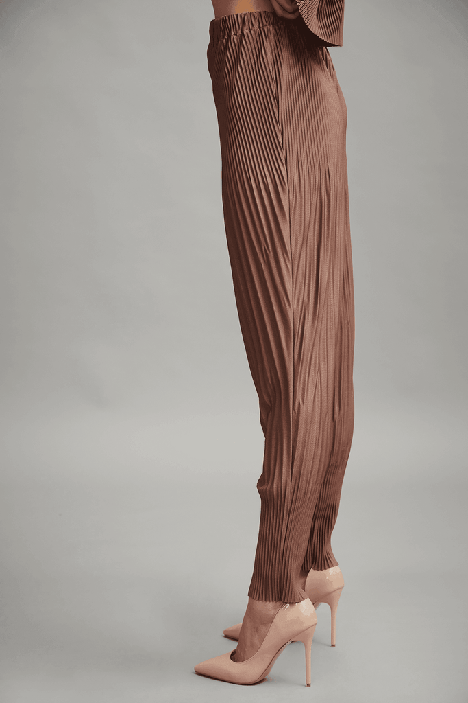 IRREGULAR PLEAT DRUM PANT - dash and dot dash and dot