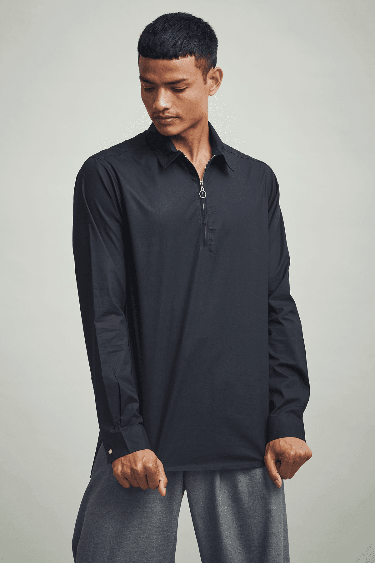 ZIP FRONT POPOVER - dash and dot