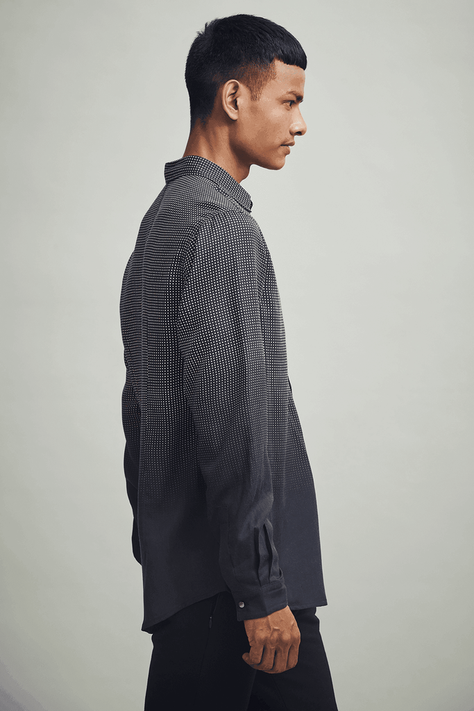 OMBRE POLKA SHIRT - dash and dot dash and dot