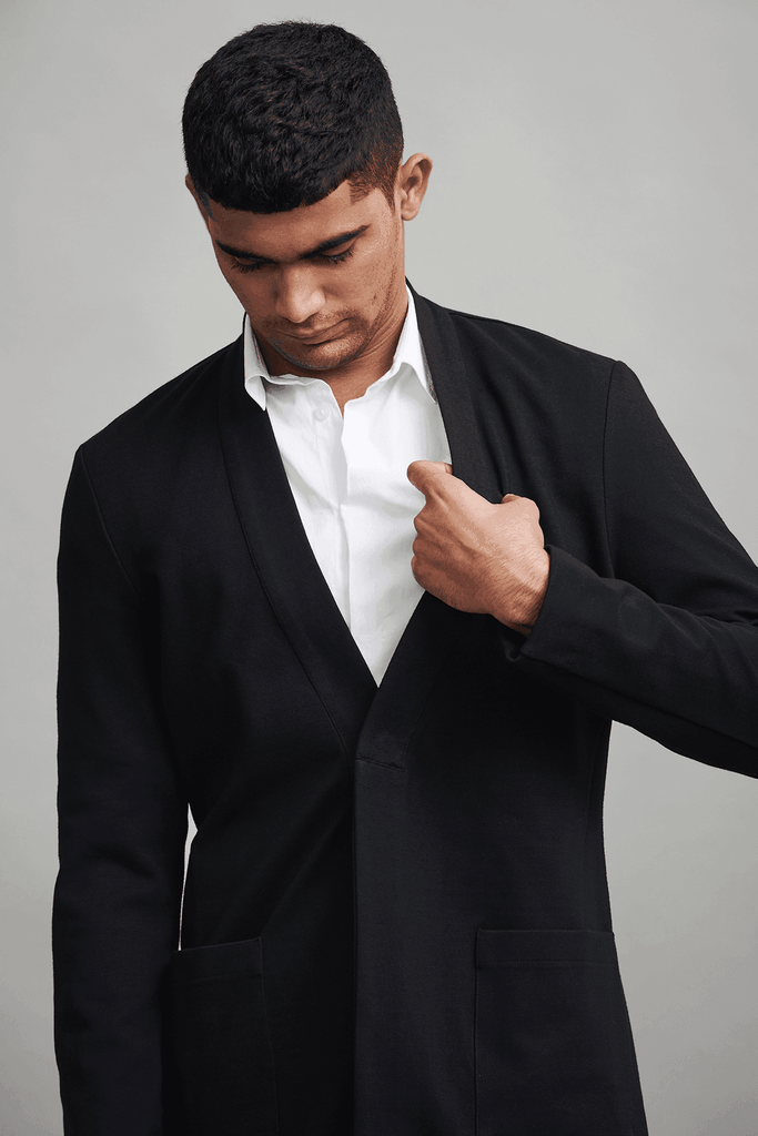 KNIT BLAZER - dash and dot dash and dot