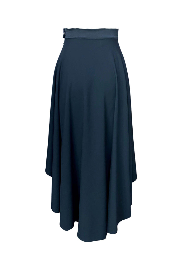 HIGH/LOW DRAPE SKIRT - dash and dot dash and dot