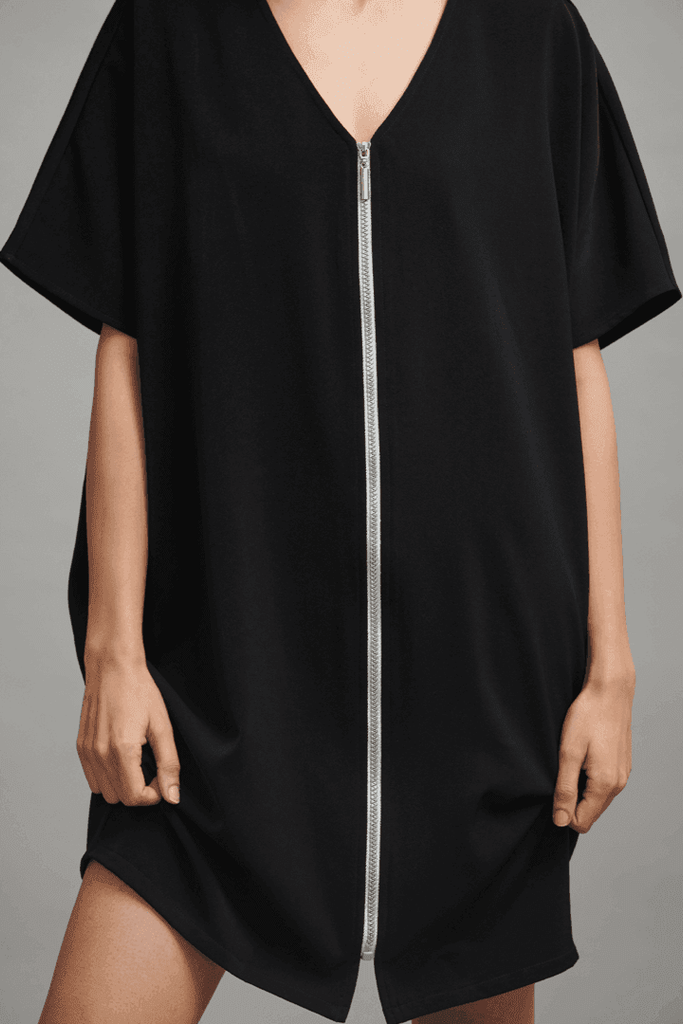 FRONT ZIP DRESS - dash and dot dash and dot