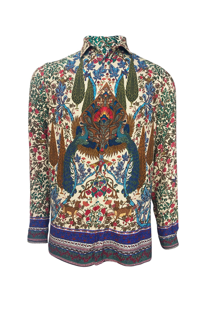 TAPESTRY PRINT SHIRT - dash and dot dash and dot