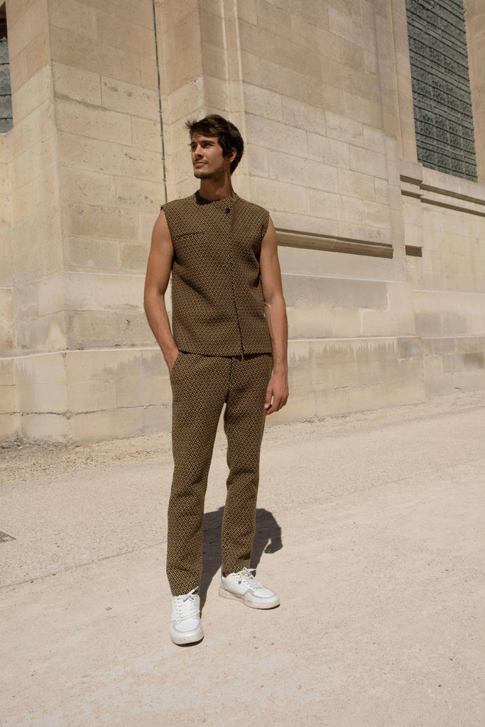 GEO JACQUARD PANT - dash and dot dash and dot