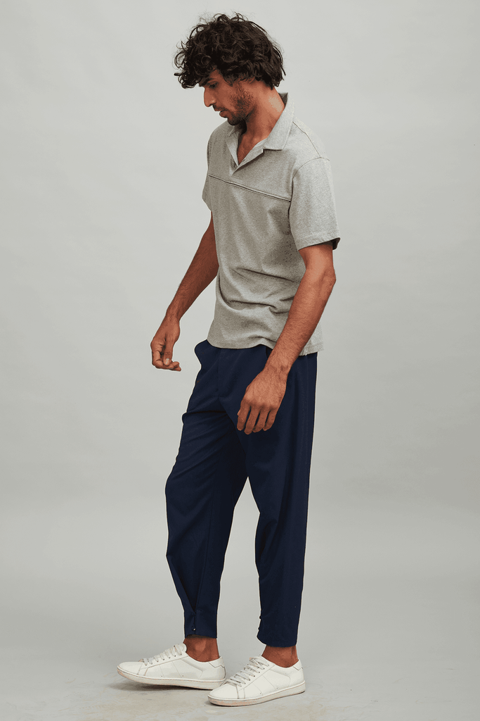 BUTTON CUFF TROUSER - dash and dot dash and dot