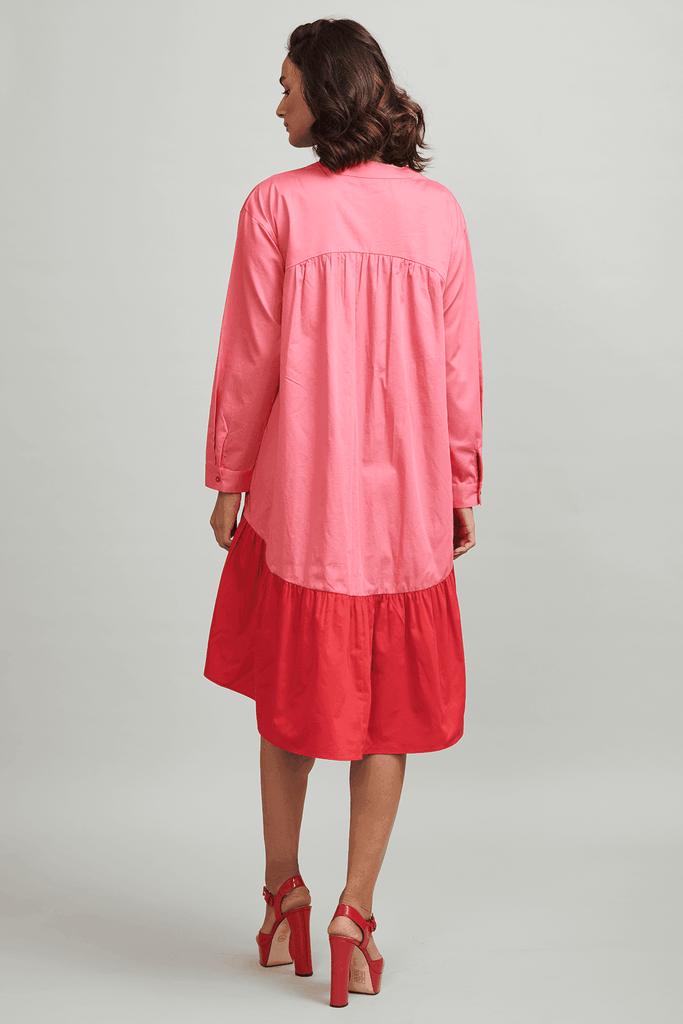 PINK/RED MIDI - dash and dot dash and dot