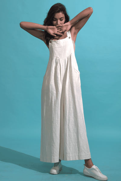 WIDE LEGGED DUNGAREE - dash and dot