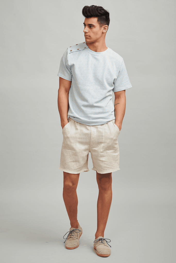 DOUBLE SHOULDER PLACKET POLO - dash and dot dash and dot