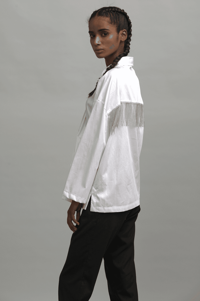 FRINGE SHIRT - dash and dot dash and dot