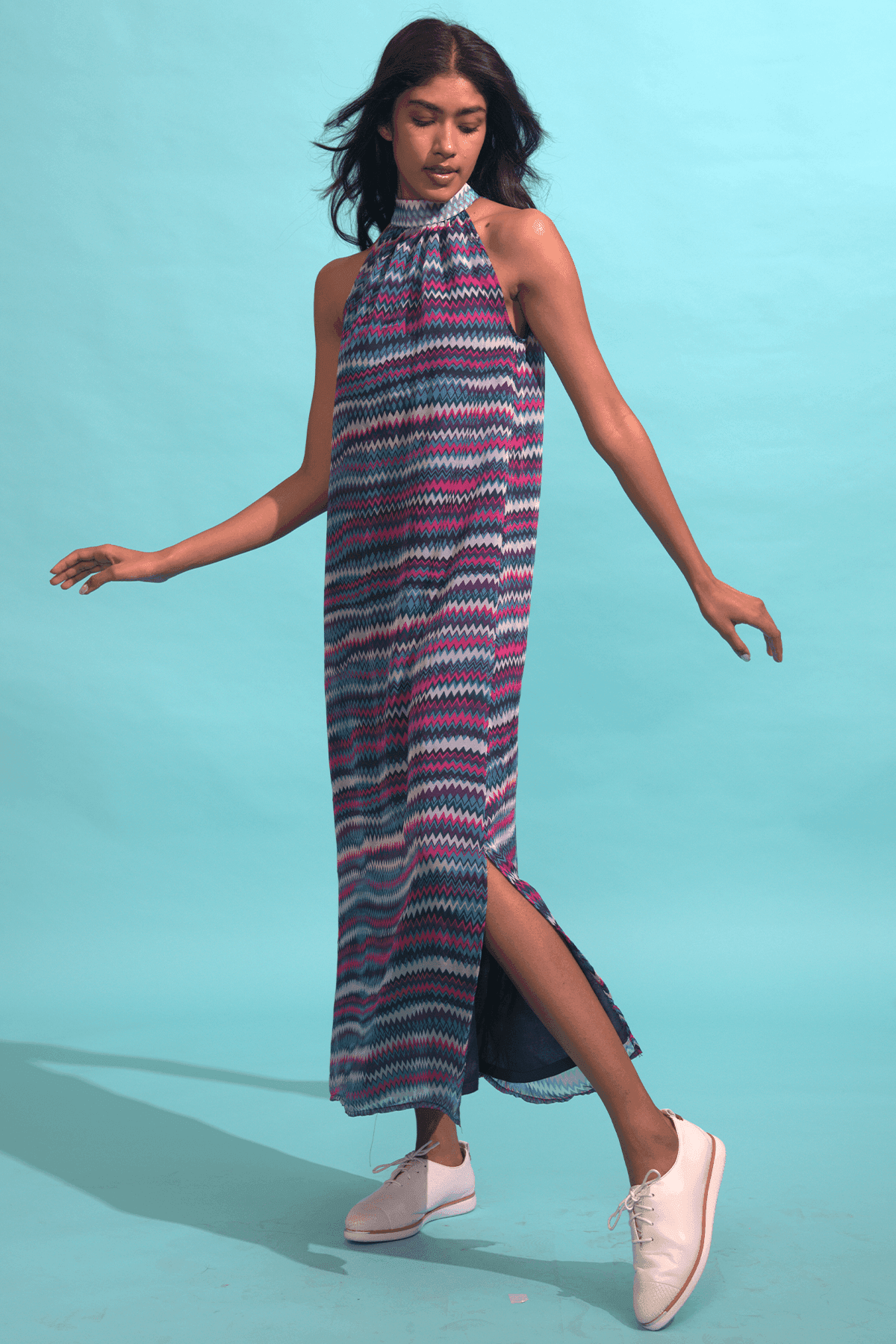 CHEVRON MAXI - dash and dot