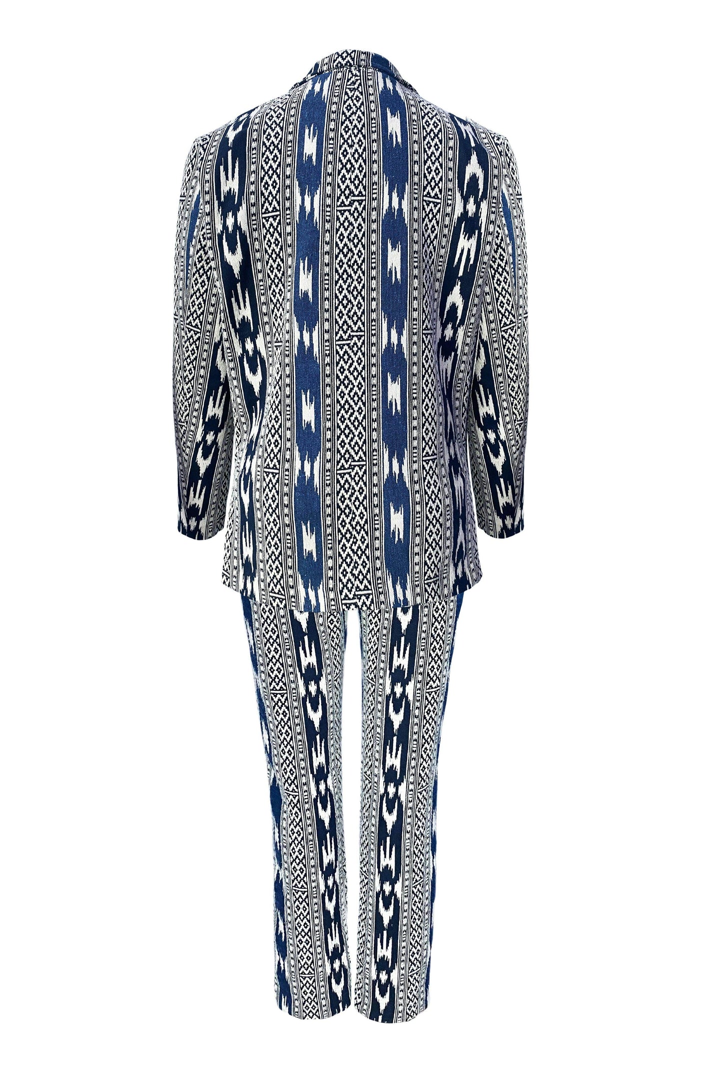 JACQUARD IKKAT SUIT - dash and dot