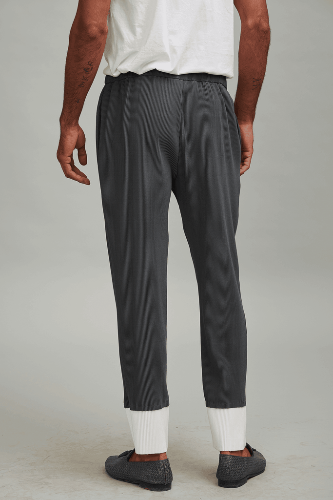 PLEATED BLOCK PANT - dash and dot dash and dot