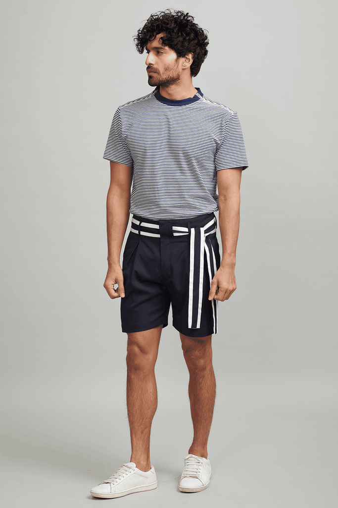 SIDE TIE SHORTS - dash and dot dash and dot