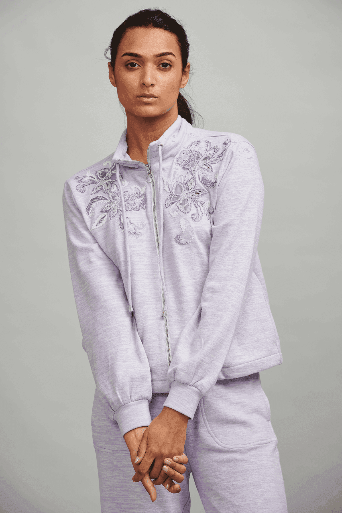 EMBROIDERED HACCI TRACK SUIT - dash and dot