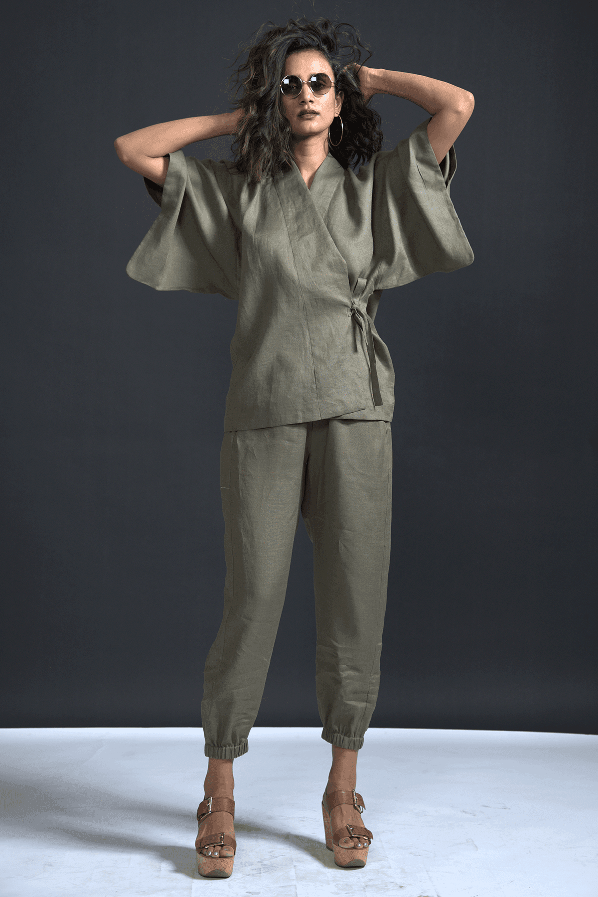 LINEN KIMONO - dash and dot