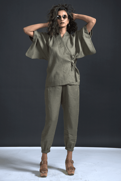 LINEN KIMONO - dash and dot