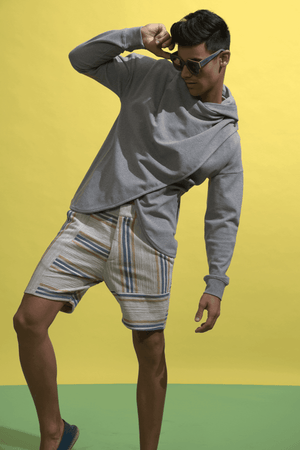 DOUBLE OVERLAP HOODIE - dash and dot