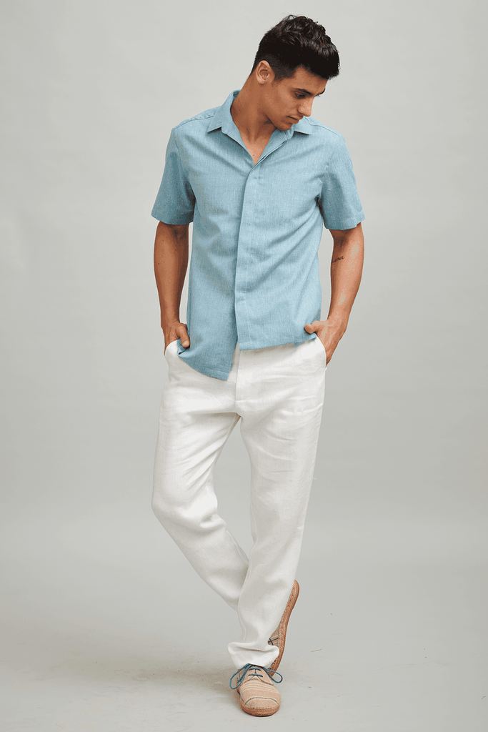 UNEVEN HEM SHIRT - dash and dot dash and dot