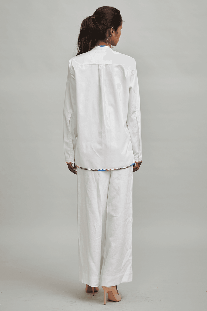 BLANKET STITCH SHIRT - dash and dot dash and dot