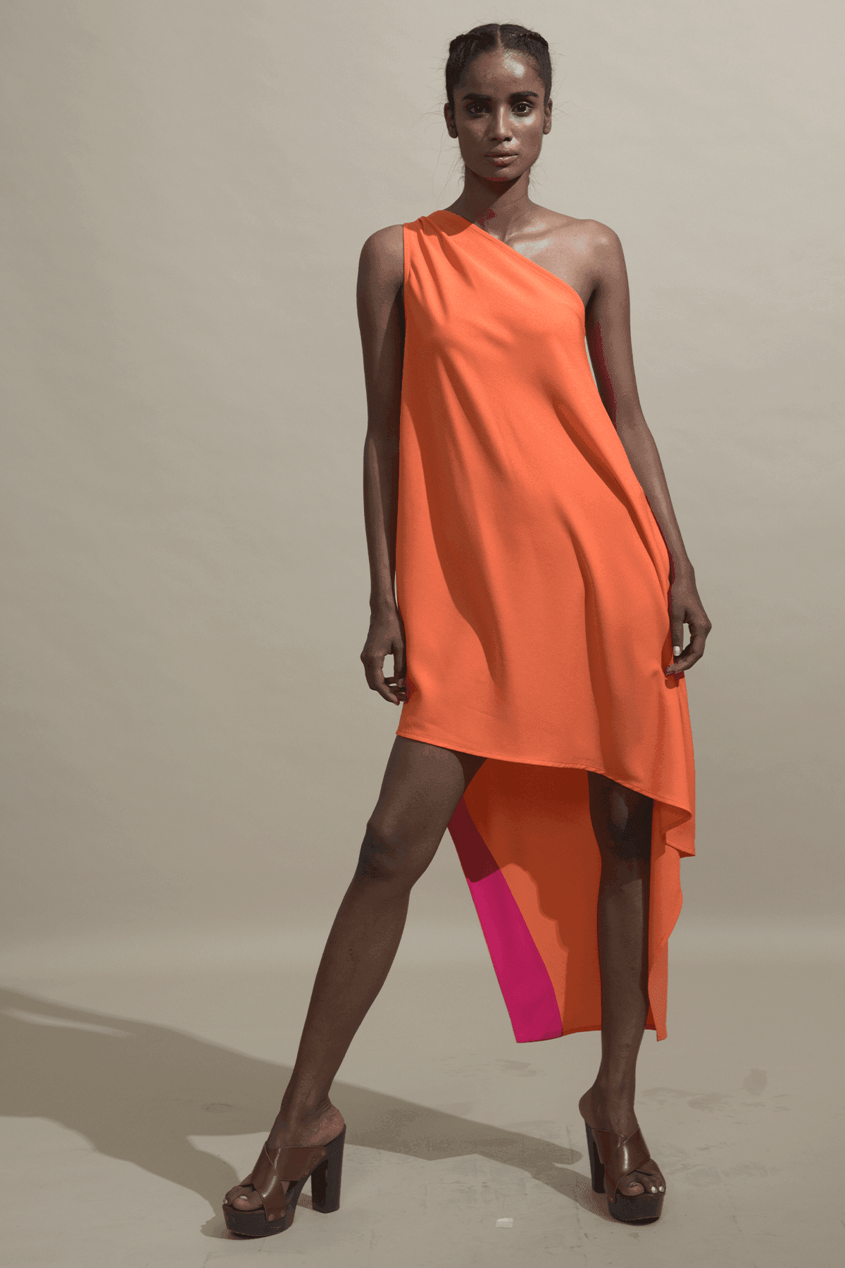 CONTRAST PANEL DRESS - dash and dot