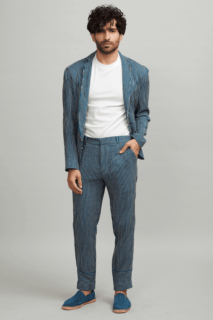 SUMMER STRIPE BLAZER - dash and dot dash and dot