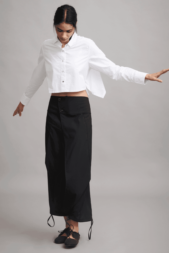 FRONT OVERLAP PANT - dash and dot dash and dot