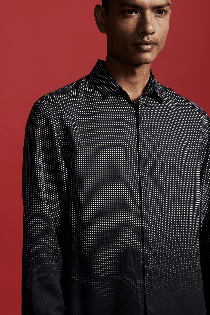 OMBRE POLKA SHIRT - dash and dot dash and dot