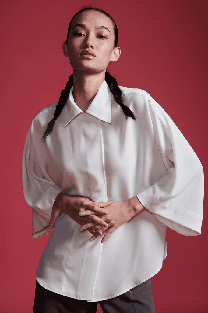 BOXY BASIC TOP - dash and dot dash and dot