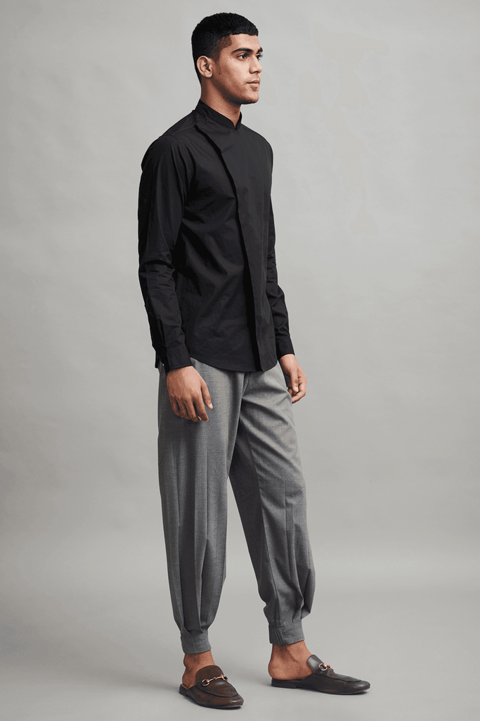 SLANT FRONT SHIRT - dash and dot dash and dot