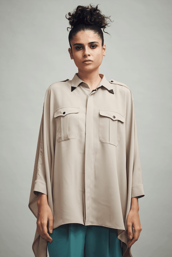 EXTRA BOXY SHIRT - dash and dot dash and dot