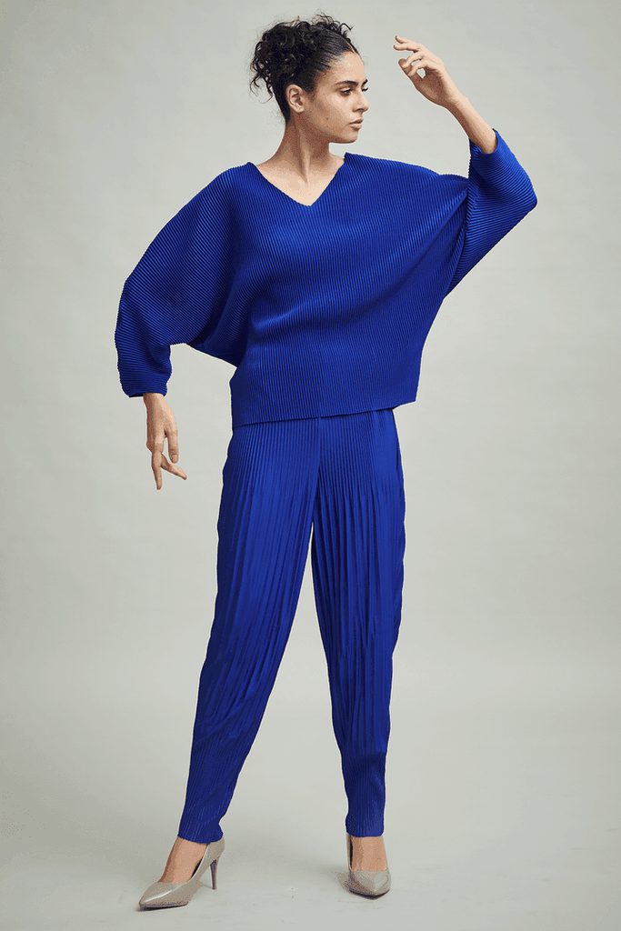 PLEAT DOLMAN TOP - dash and dot dash and dot