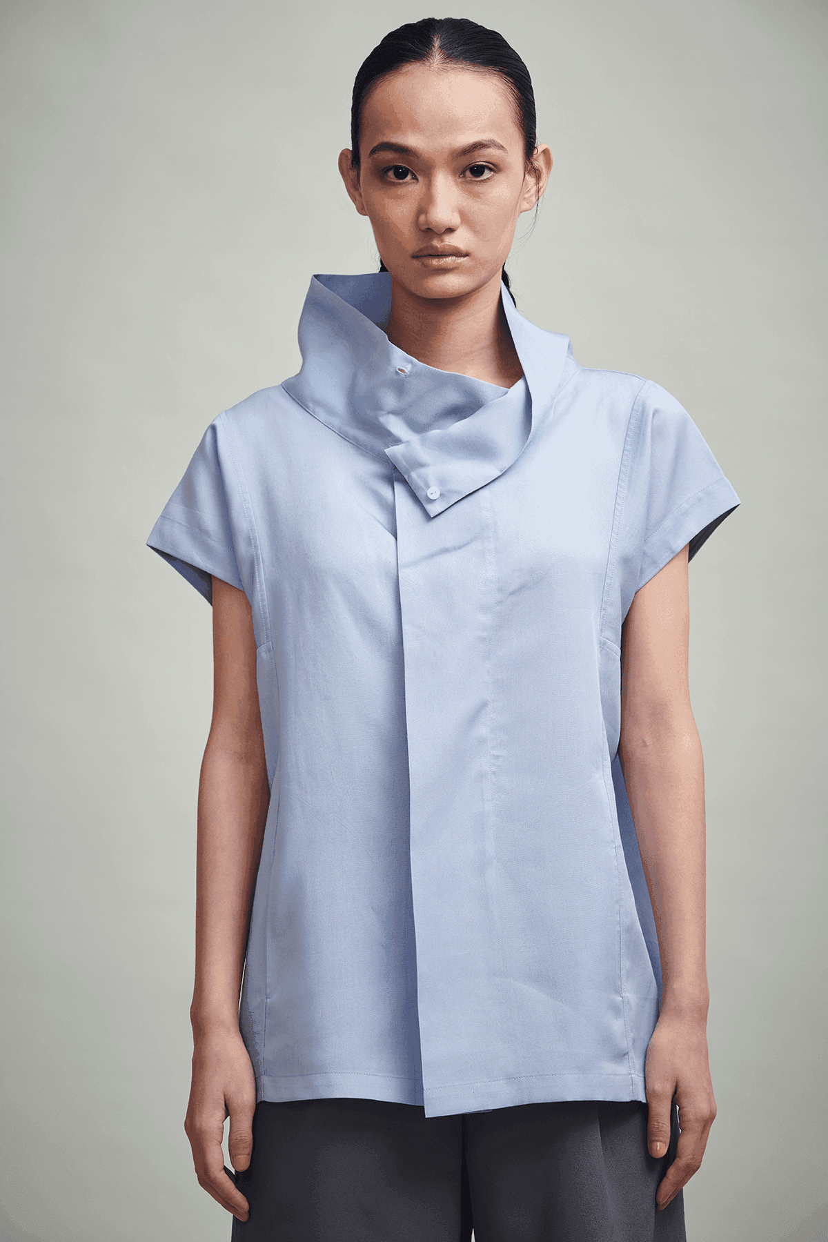 OFF CENTER SHIRT - dash and dot
