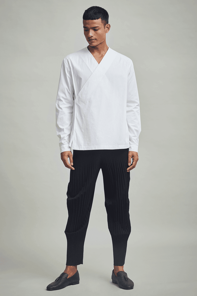 WRAP SHIRT - dash and dot dash and dot