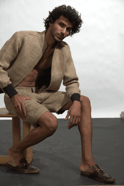 JUTE SHORTS - dash and dot