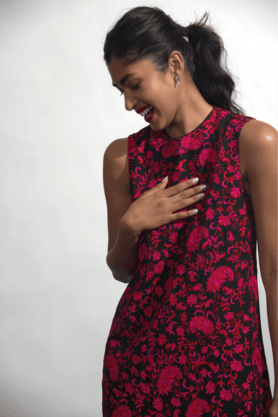 PAISLEY FRINGE DRESS - dash and dot