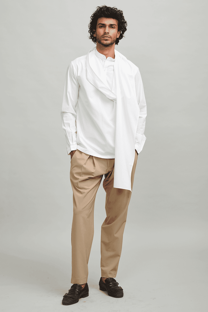 SCARF SHIRT - dash and dot dash and dot