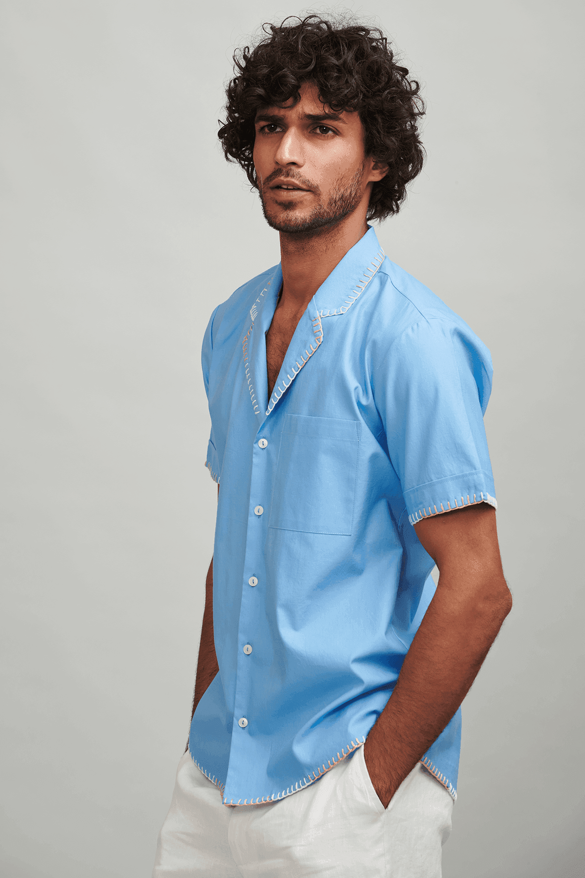 Dash and Dot - BLANKET STITCH SHIRT | Online Store – dash Dash and Dot - BLANKET STITCH SHIRT | Online Store – dash