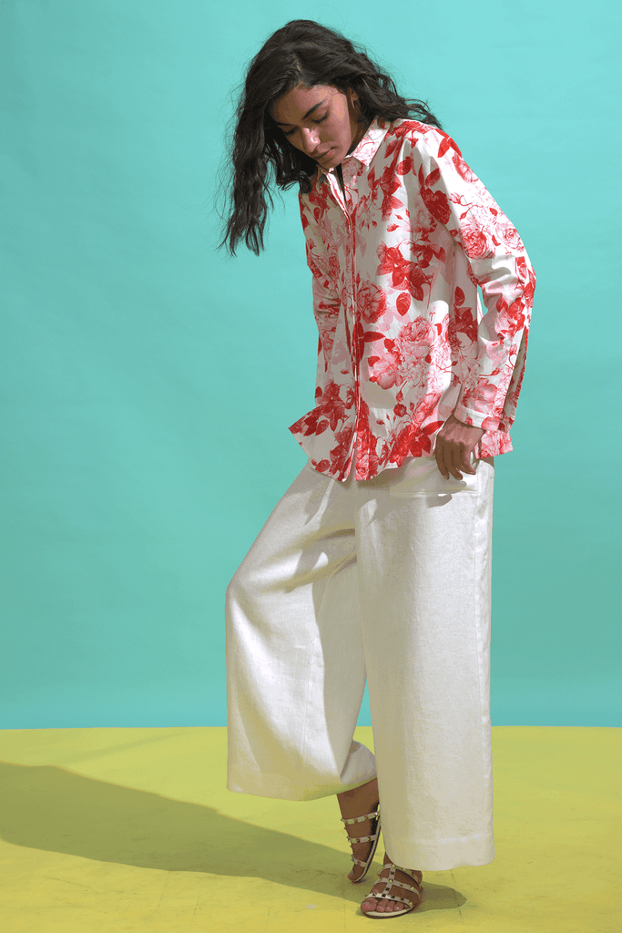 THE ROSE SHIRT - dash and dot dash and dot