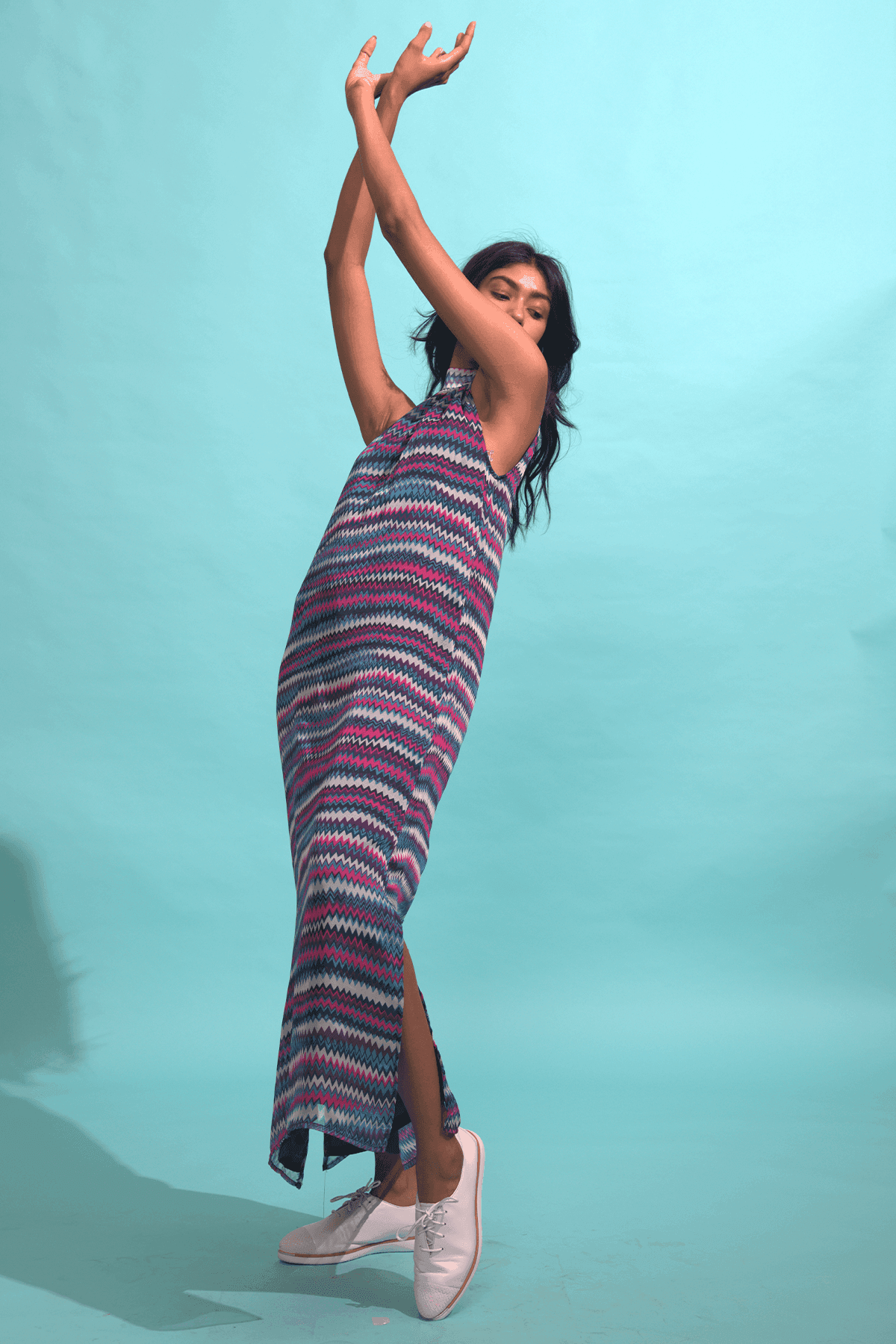 CHEVRON MAXI - dash and dot