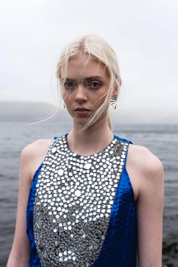 CRUSHED MIRROR MAXI - dash and dot dash and dot