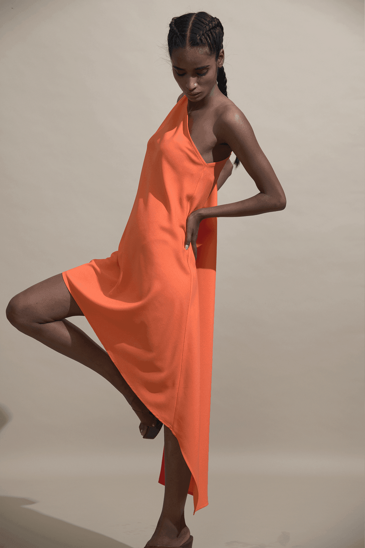 CONTRAST PANEL DRESS - dash and dot