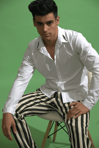 LIGHTNING COLLAR SHIRT - dash and dot