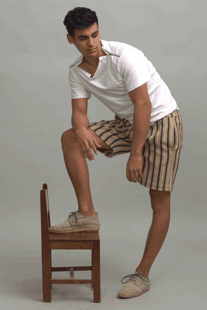 SHOULDER ZIP TEE - dash and dot dash and dot