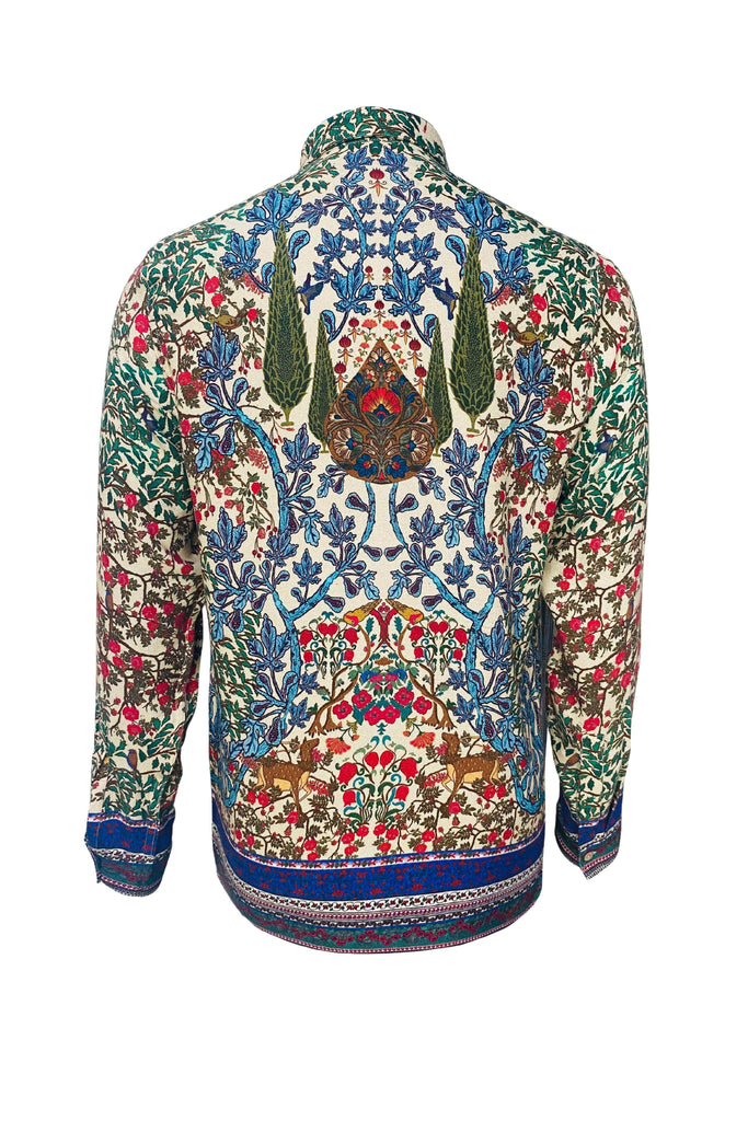 TAPESTRY PRINT SHIRT - dash and dot dash and dot