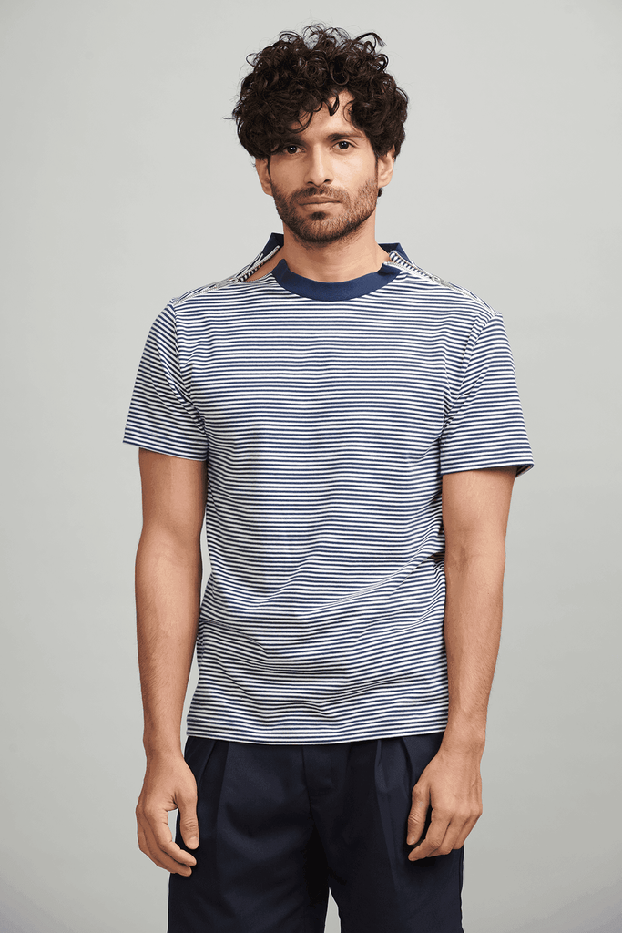 SHOULDER ZIP TEE - dash and dot dash and dot