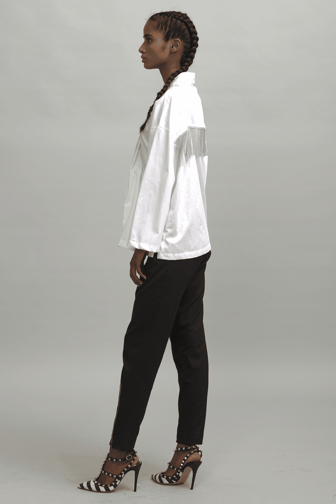 FRINGE SHIRT - dash and dot dash and dot