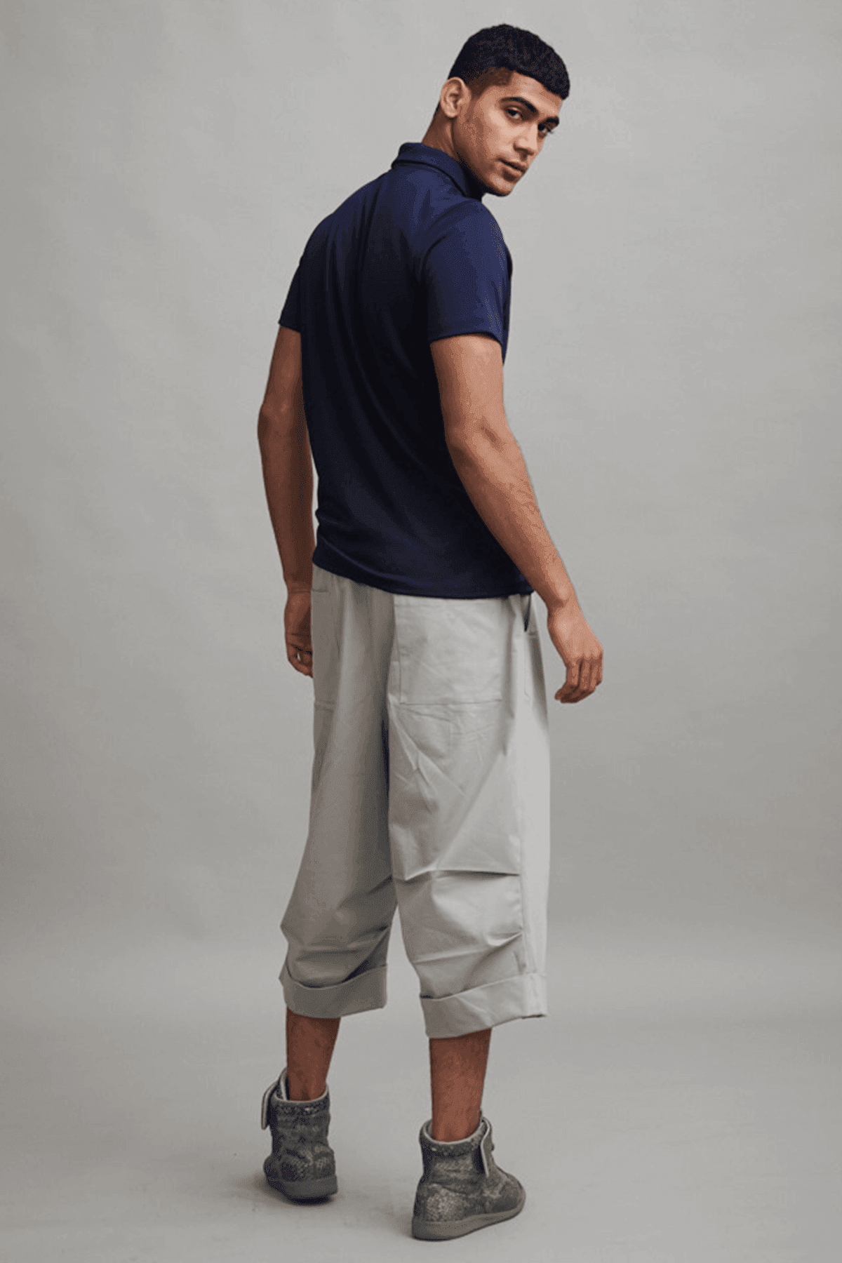 OFF CENTER PLACKET POLO - dash and dot