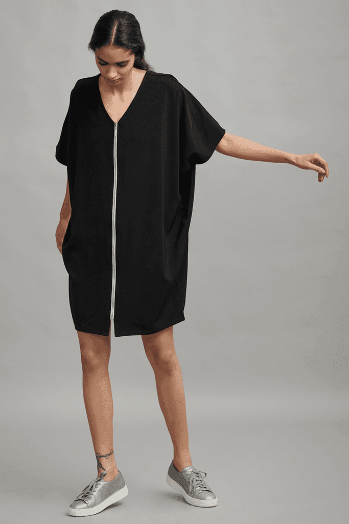 FRONT ZIP DRESS - dash and dot dash and dot