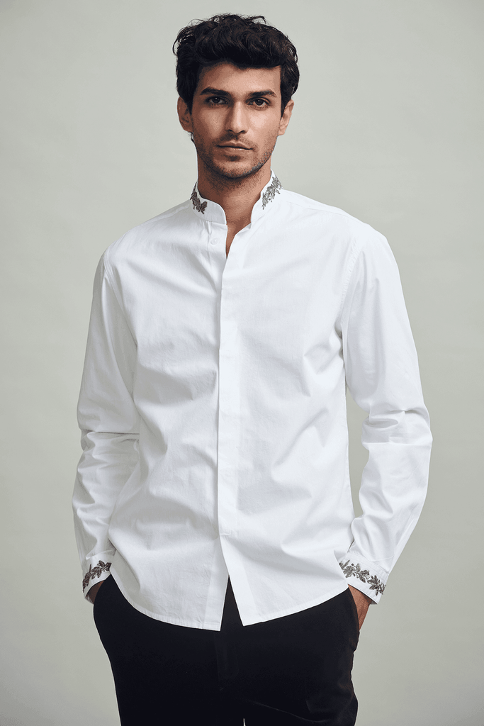 ZARDOZI SHIRT - dash and dot dash and dot