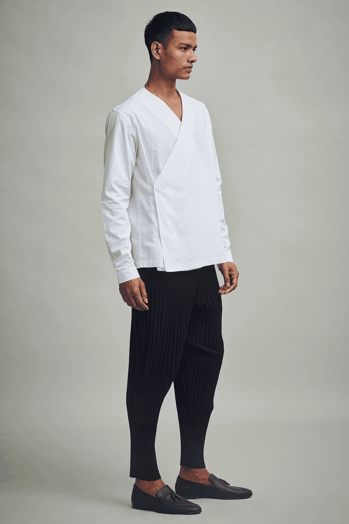 WRAP SHIRT - dash and dot dash and dot